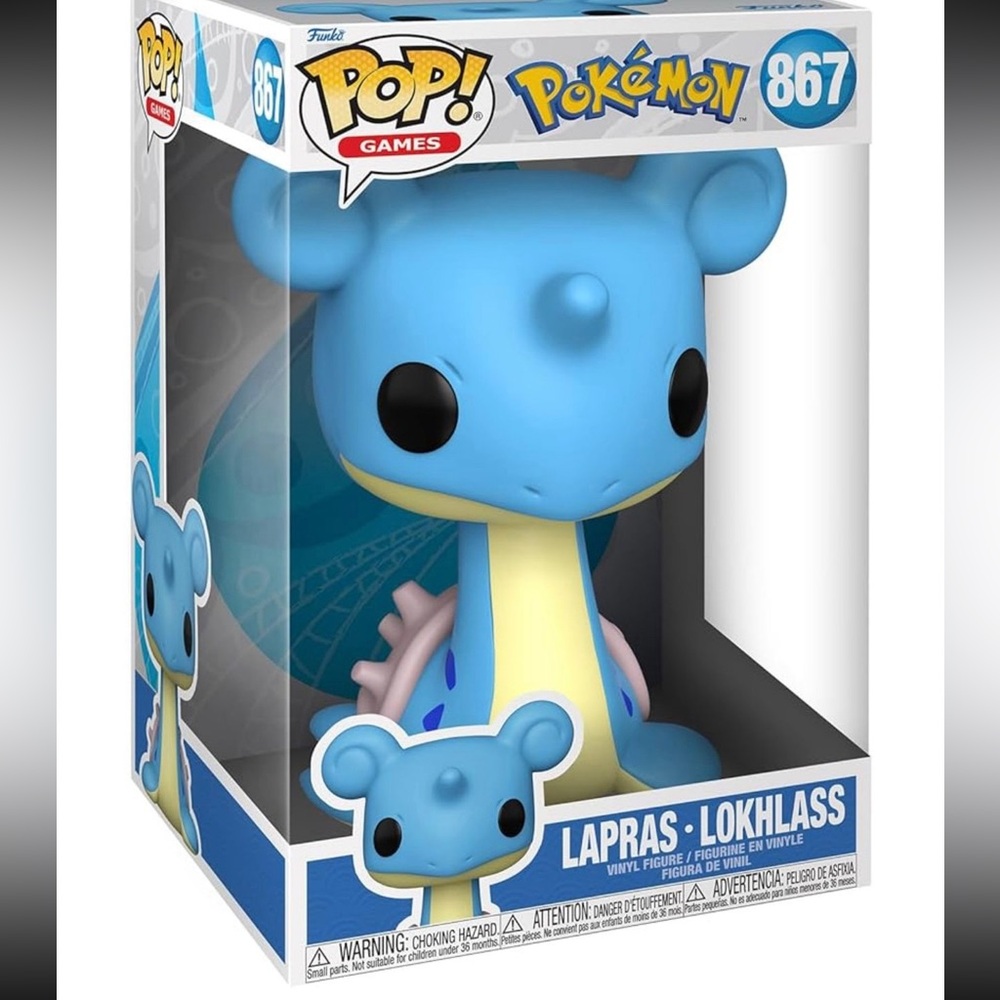 SOLD ⭐️ NIB JUMBO Funko Pop! x Pokémon Lapras Figure